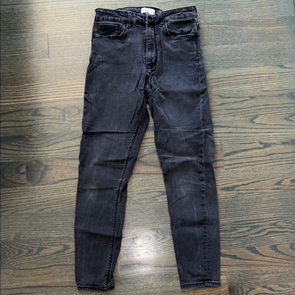 Zara dark  high rise Skinny Jeans